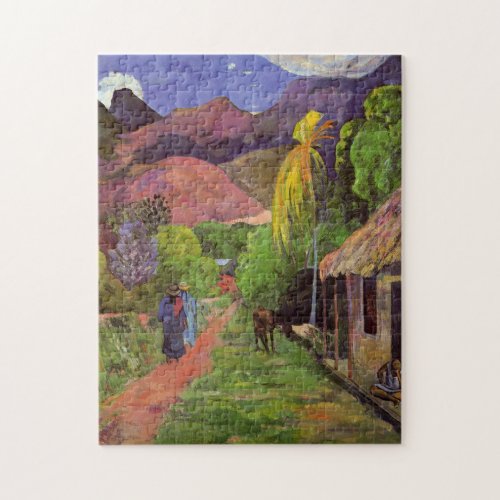 Rue de Tahiti _ Paul Gauguin Jigsaw Puzzle