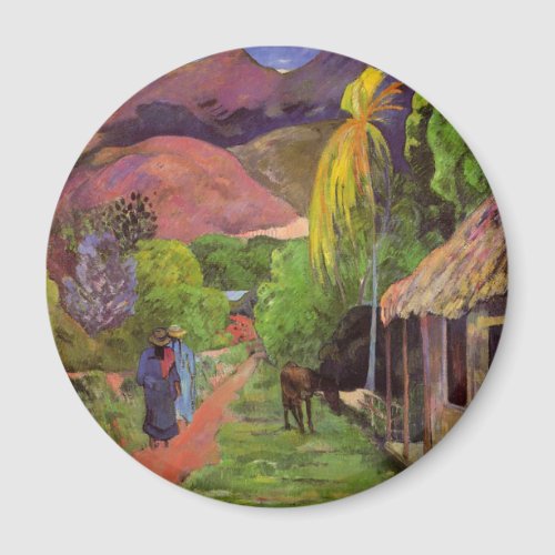 Rue de Tahiti _ Paul Gauguin Magnet