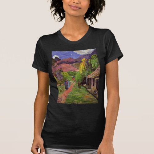 Rue de Tahiti _ Paul Gauguin T_Shirt