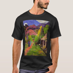 Rue de Tahiti Tropical Polynesian Paul Gauguin Art T-Shirt