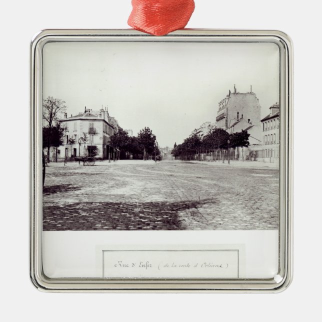 Rue d'Enfer, from the road to Orleans Metal Ornament (Front)