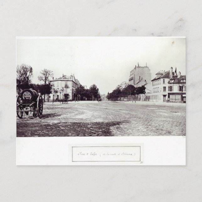 Rue d'Enfer, from the road to Orleans Postcard (Front)