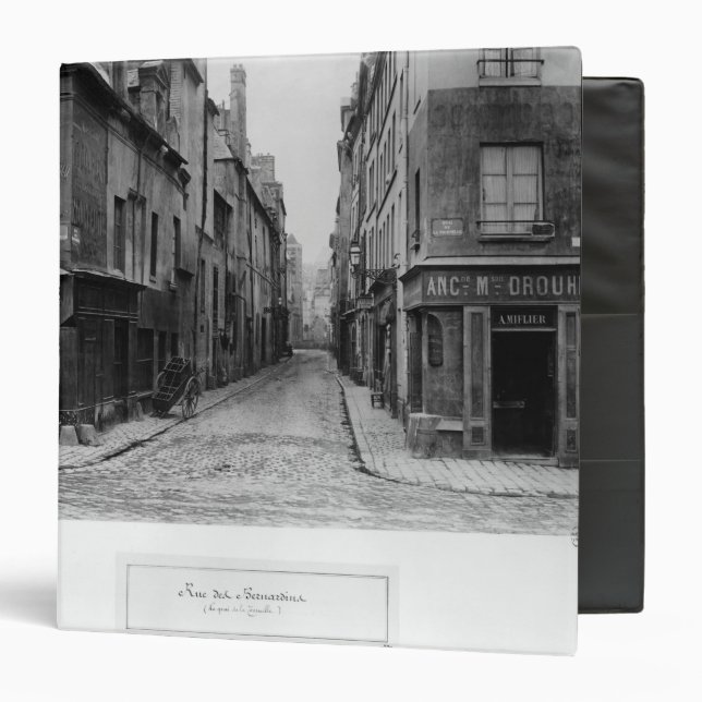 Rue des Bernardins 3 Ring Binder (Front/Inside)