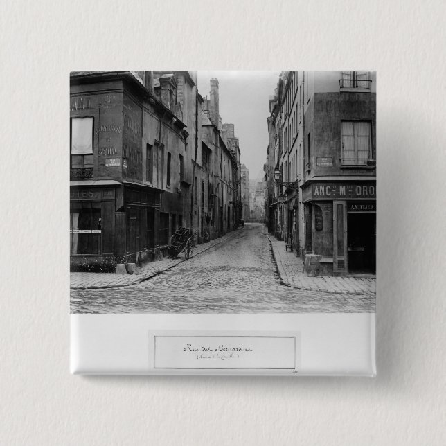 Rue des Bernardins Pinback Button (Front)