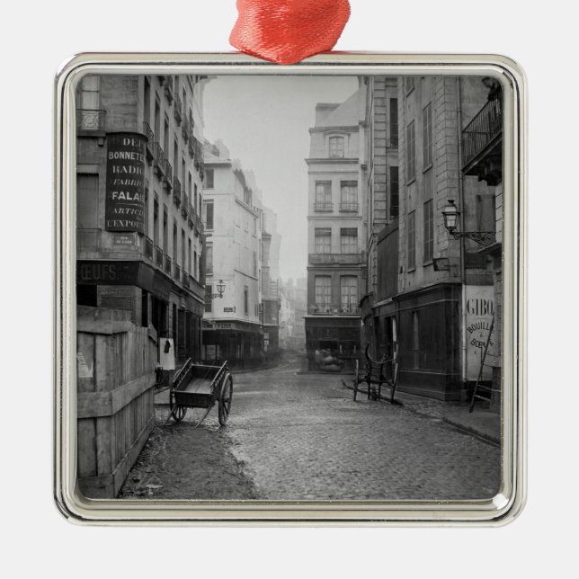 Rue des Bourdonnais  Paris 1858-78 Metal Ornament (Front)