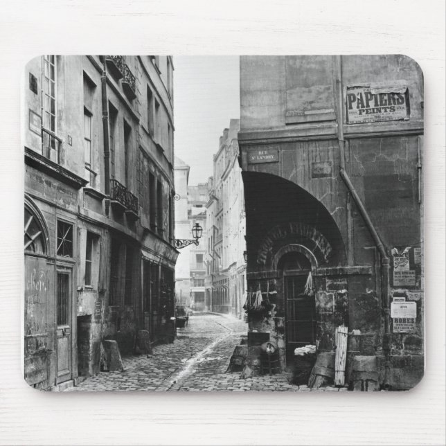 Rue des Marmousets, from rue Saint-Landry, Paris Mouse Pad (Front)