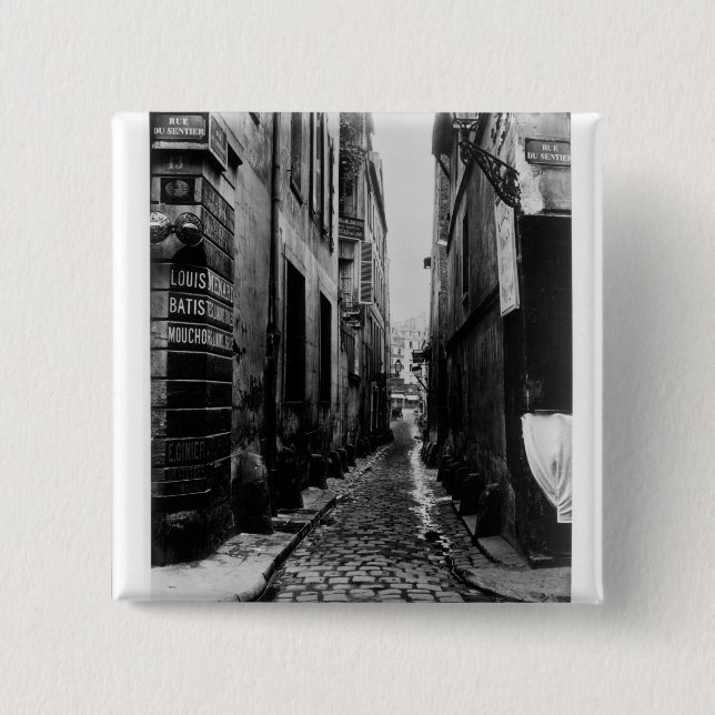 Rue du Croissant Button (Front)