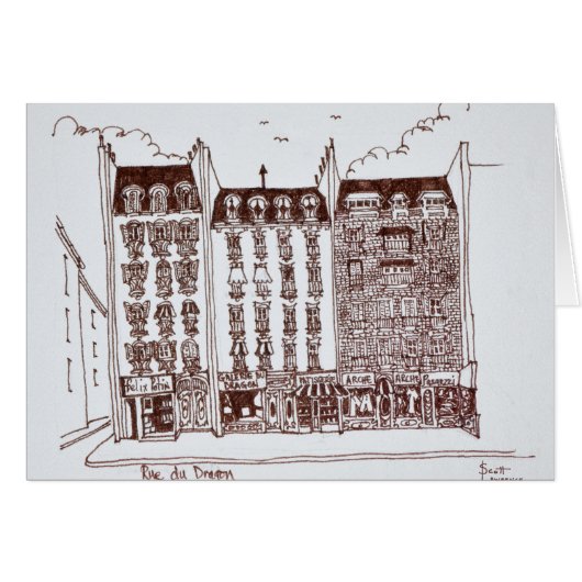 Rue du Dragon, Saint-Germain-des-Pres, Paris (Front Horizontal)
