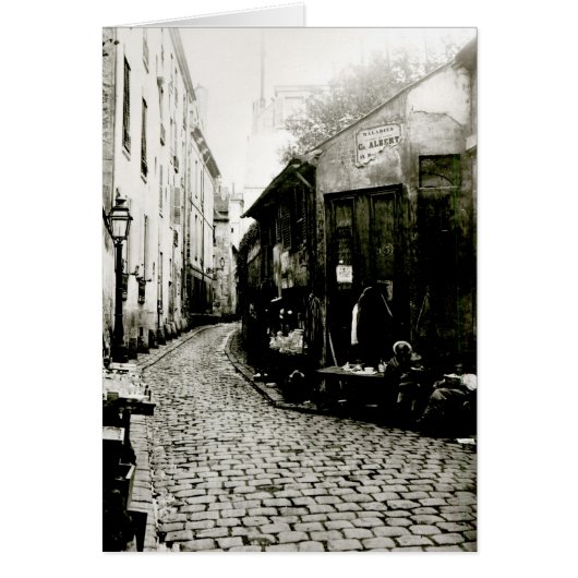 Rue du Jardinet and the cul-de-sac Cards (Front)