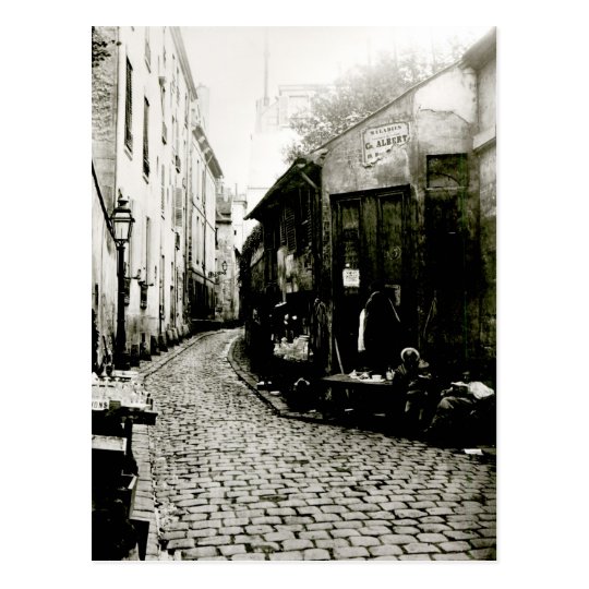 Rue du Jardinet and the cul-de-sac Postcard