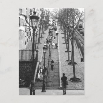 Rue Foyatier  Montmartre  Paris Postcard by photoinspiration at Zazzle