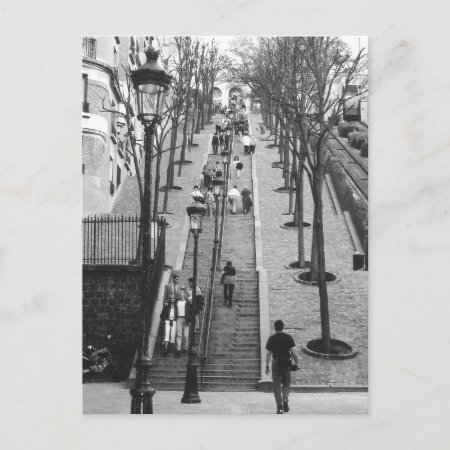 Rue Foyatier, Montmartre, Paris Postcard