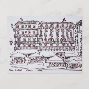 rue Garrett, Chiado Lisbon, Portugal Postcard