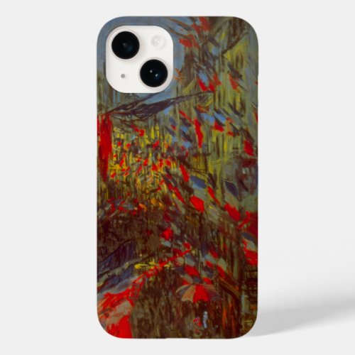 Rue Montorgueil with Flags by Claude Monet Case_Mate iPhone 14 Case