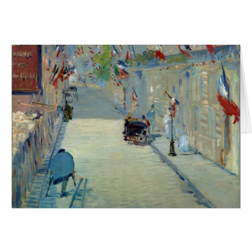 Rue Mosnier with Flags Manet French France Art