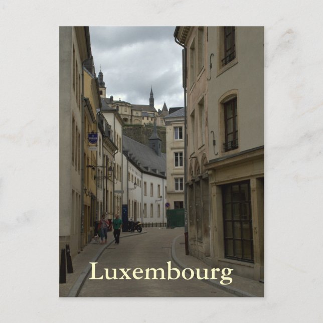 Rue Münster, Grund, Luxembourg Postcard (Front)
