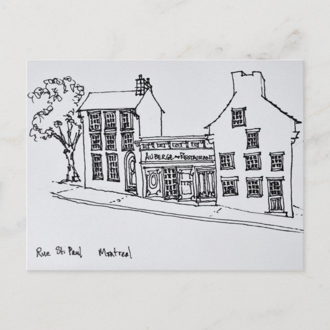 Rue St. Paul Old Town | Montreal, Canada Postcard (Front)