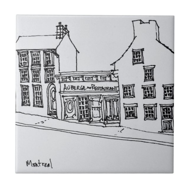 Rue St. Paul Old Town | Montreal, Canada Tile (Front)