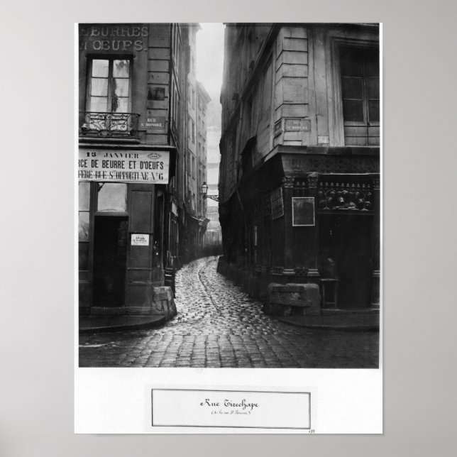 Rue Tirechape, from rue St. Honore, Paris Poster (Front)