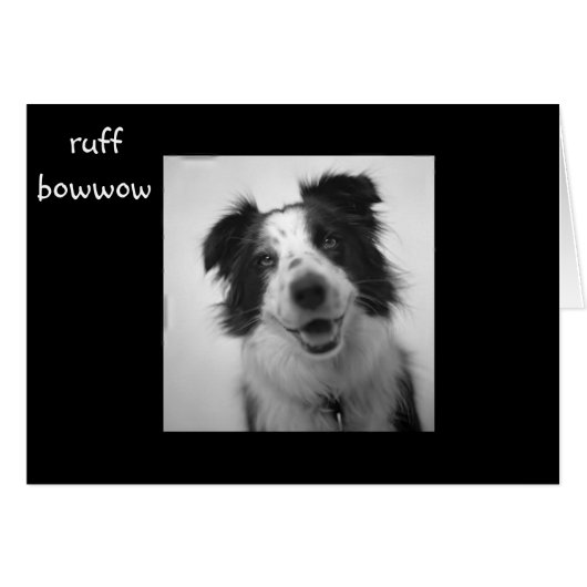 RUFF BOWWOW "40th BIRTHDAY" Cards (Front Horizontal)