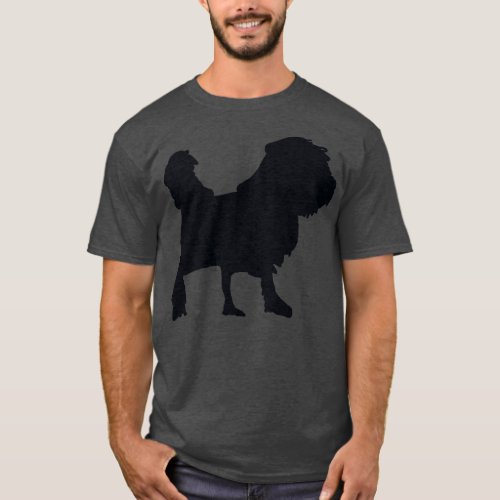 Ruff Dog Silhouette in Black T_Shirt