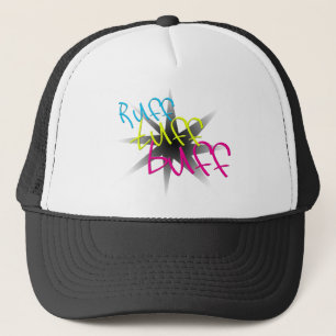 Ruff Tuff Buff, Neon Blast Trucker Hat