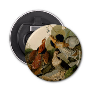 Ruffed Grouse Audubon Game Bird Bottle Opener