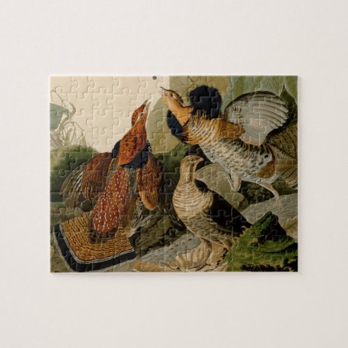 Ruffed Grouse Audubon Game Bird Jigsaw Puzzle