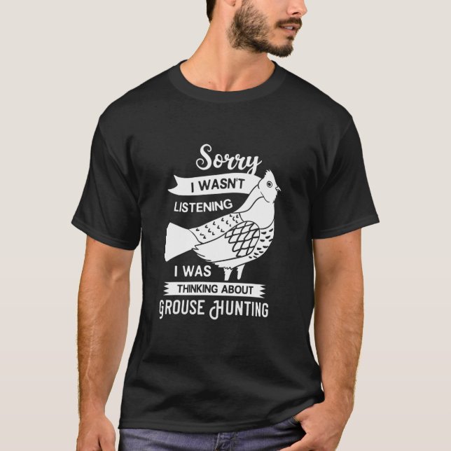 Ruffed Grouse Bird Gift Hunting Spruce Grouse  T-Shirt (Front)