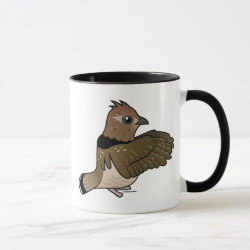 Ruffed Grouse (drumming) Combo Mug