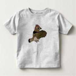 Ruffed Grouse (drumming) Toddler Fine Jersey T-Shirt