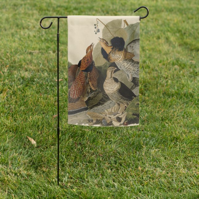 Ruffed Grouse - from Audubon's Birds of America Garden Flag (In SItu)