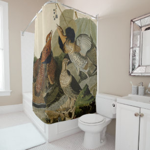 Ruffed Grouse - from Audubon's Birds of America Sh Shower Curtain