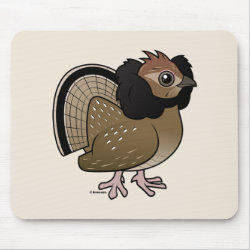 Birdorable Ruffed Grouse Mousepad