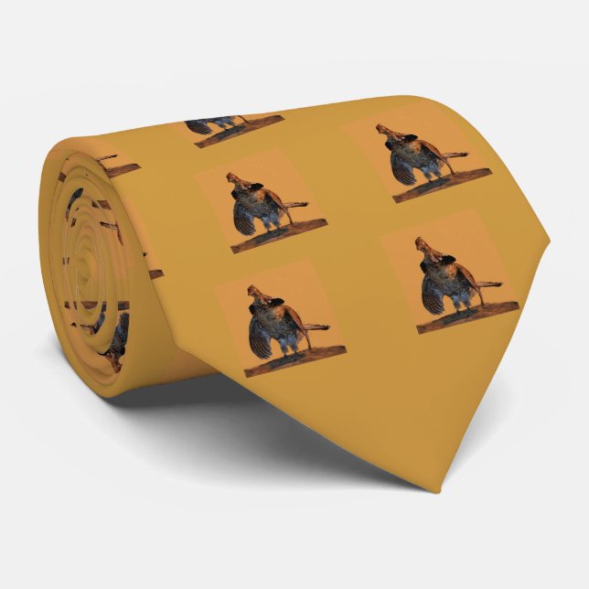 Ruffed Grouse (Pennsylvania) Neck Tie (Rolled)