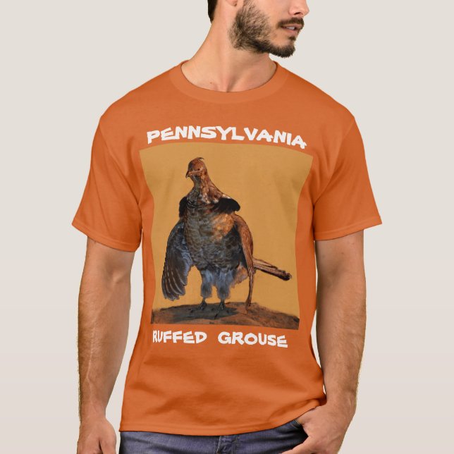 Ruffed Grouse (Pennsylvania) T-Shirt (Front)