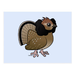 Birdorable Ruffed Grouse Postcard