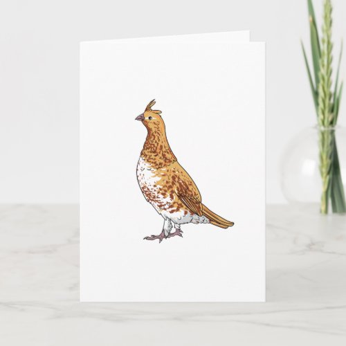 Ruffed Grouse State Bird of Pennsylvania Card