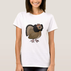 Birdorable Ruffed Grouse Women's Basic T-Shirt