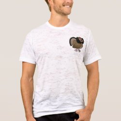 Birdorable Ruffed Grouse Burnout Fitted T-Shirt