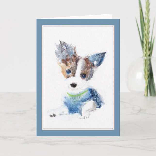Ruffell the Dog Greeting Card (Front)