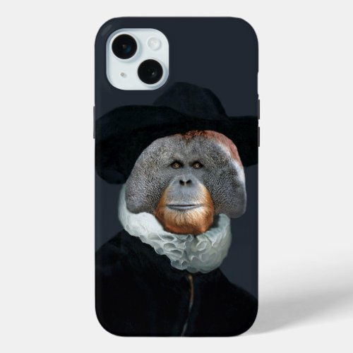 Ruffles Make the Man _ Funny Orangutan iPhone 15 Plus Case