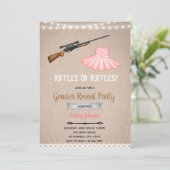 Ruffles or riffles gender reveal invitation | Zazzle