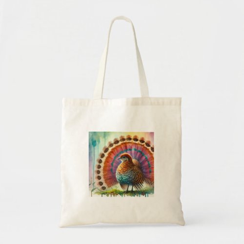 Rufous Backed Fan 260624AREF112 _ Watercolor Tote Bag