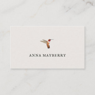 Rufous Hummingbird Business Card