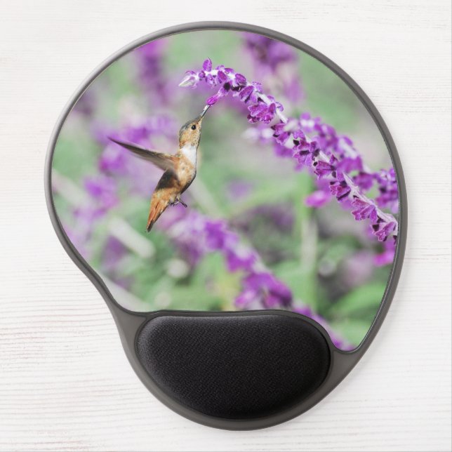 Rufous Hummingbird Gel Mouse Pad (Front)