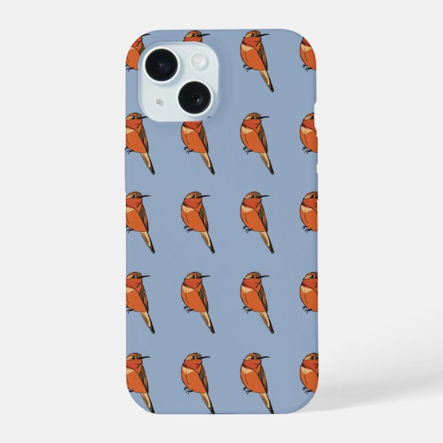 Rufous Hummingbird  Iphone Case (Back)