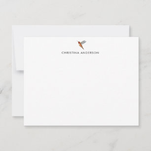 Rufous Hummingbird Note Card