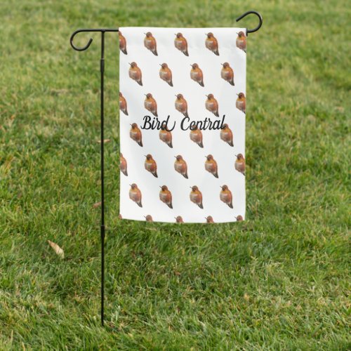 Rufous Hummingbird Selasphorus rufus Garden Flag