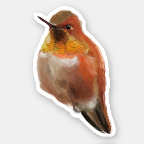 Rufous Hummingbird Selasphorus rufus Sticker